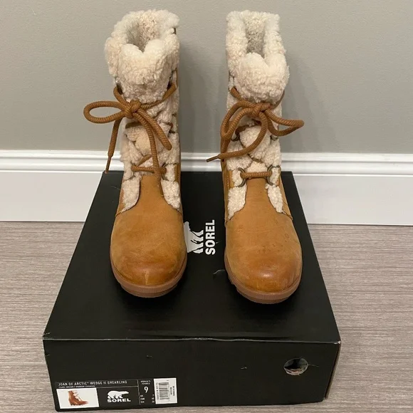 Shearling Sorel Joan Of Arctic Wedge Kids Shoes Sorel Joan Of